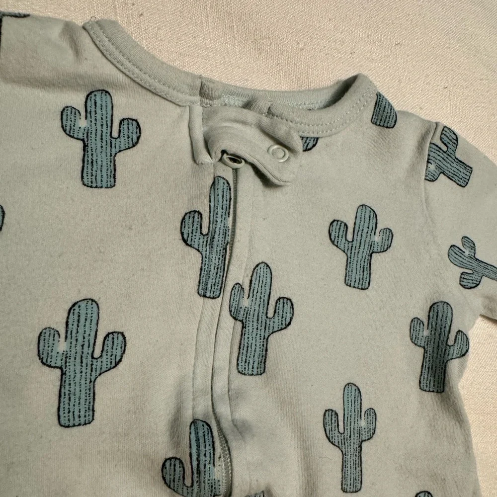 Yoga Sprouts | Cactus Footie Pajama | 3-6 months